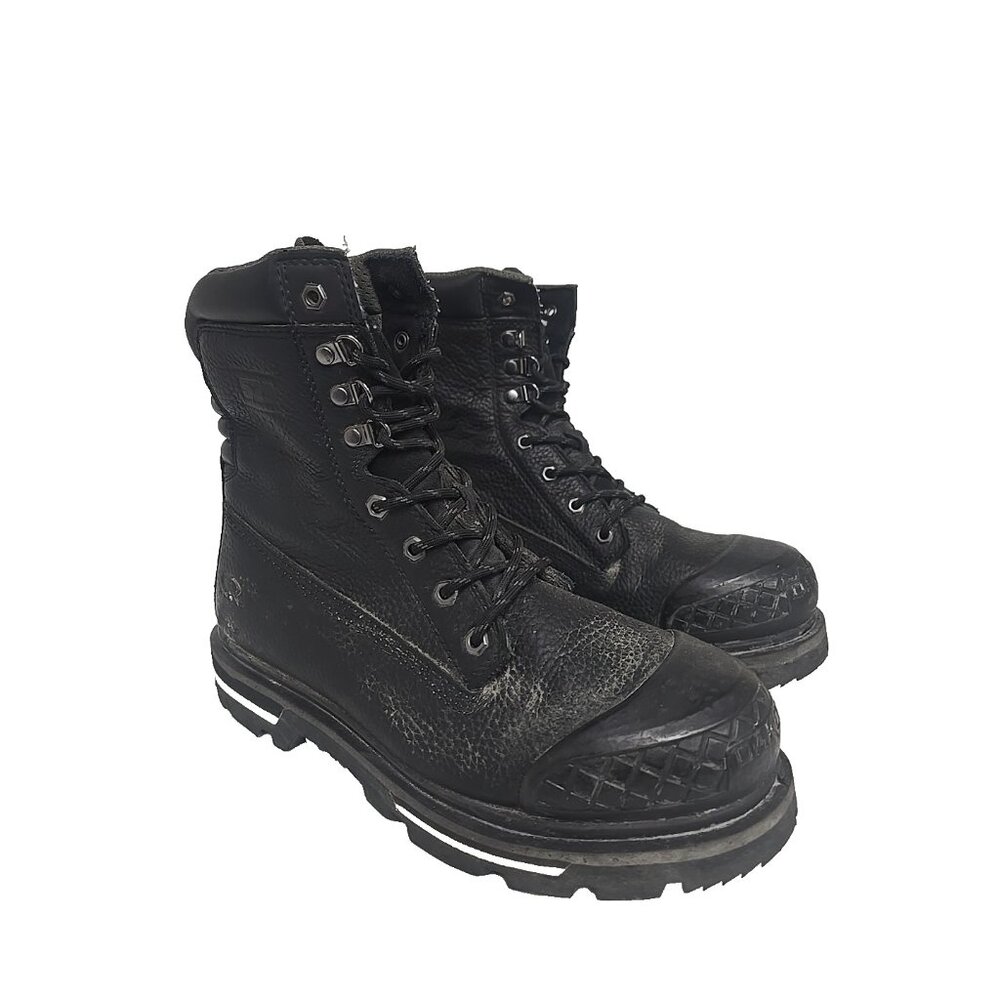 Dakota Men's 529 HD3 8" STSP Injected Welt Boots Black/Black Size 10M